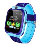 Smartwatch Gadgets fun GPS para niños contra agua morado con azul