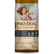 Alimento para perro PRO DOG Puppy Super Premium 8 kg PRO DOG Cachorro Razas Minis y Pequeñas 32% Proteína 20% Grasa