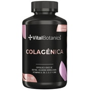 Colageno Hidrolizado Vital Botanics con 180 Caps Vitamina C Vital botanics Biotina_Colagen_180