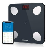 Báscula Smart Digital Liorque Corporal Inalámbrica IMC Bluetooth 400lbs iOS Android Liorque LE-8544255