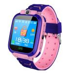 Smartwatch Gadgets fun GPS para niños contra agua morado con rosa